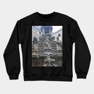 Fountain Detail (2), Linlithgow Palace, Scotland Crewneck Sweatshirt